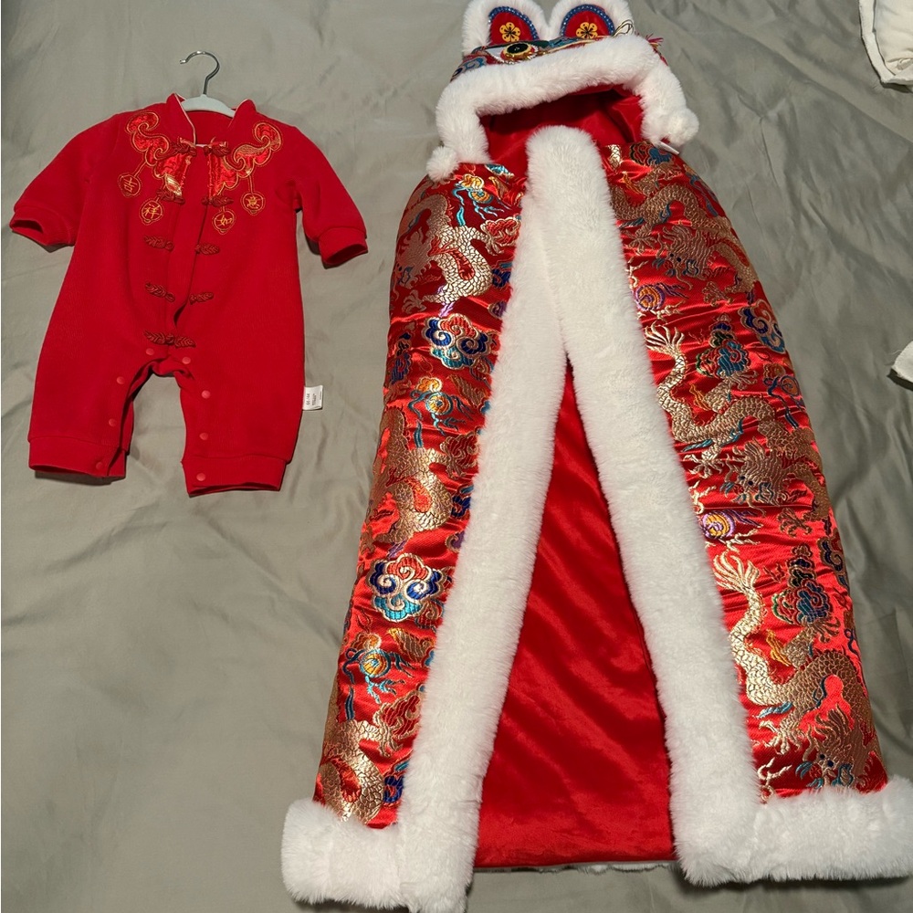 Authentic Dragon cape outfit from China
